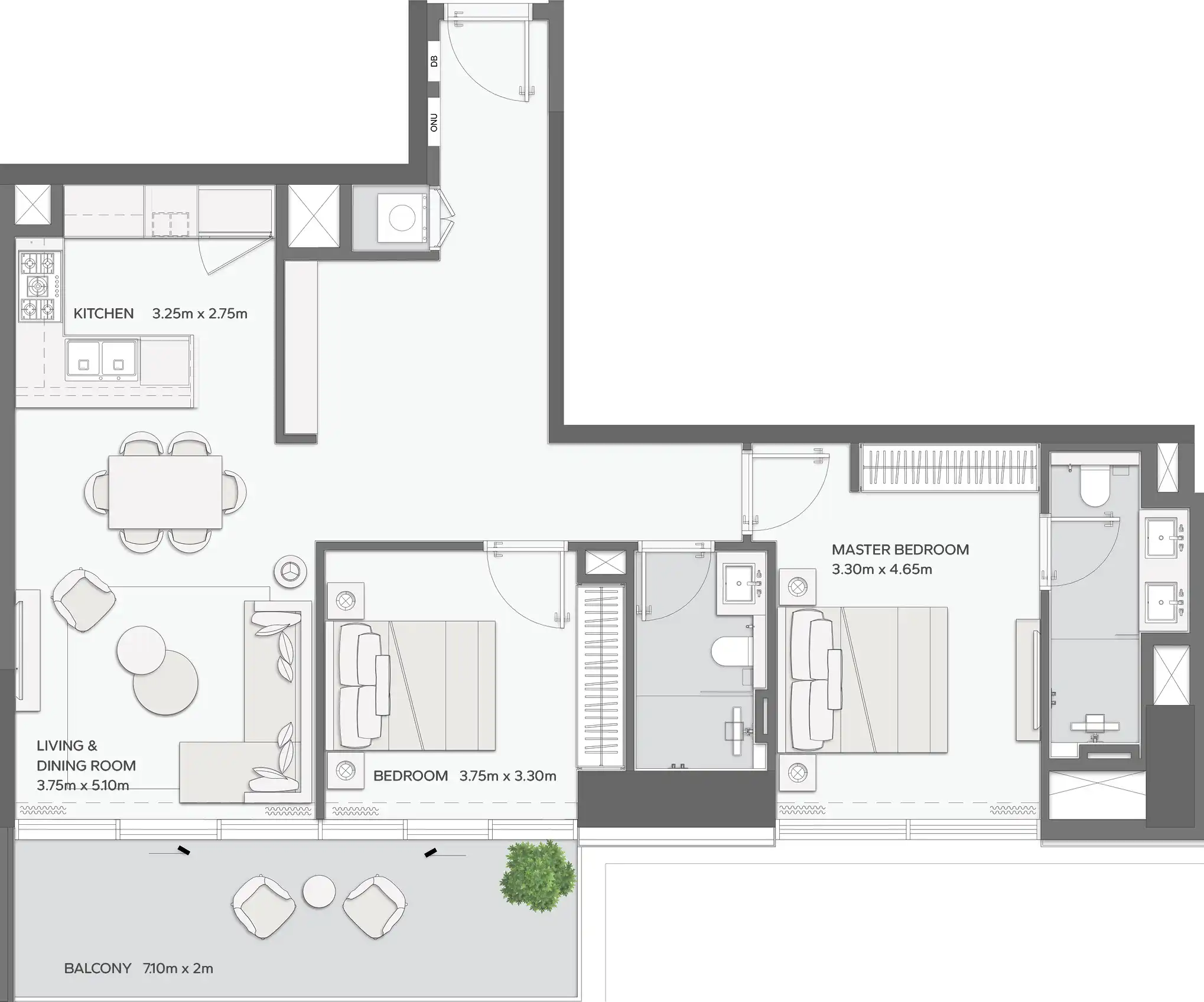 Floor Plans for MANSORY Residences by Amaal in Dubai