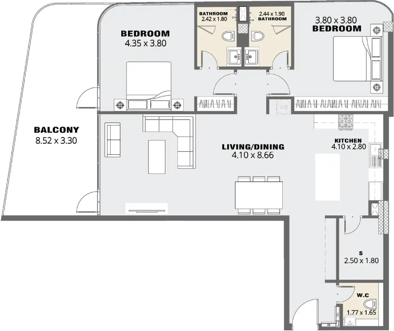 Floor Plans of Volna by Kasco