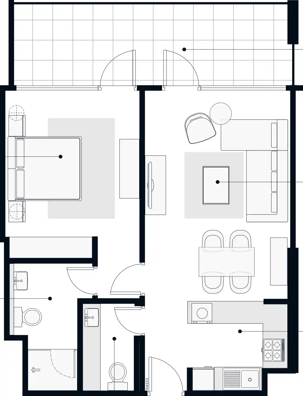 Floor Plans of Azizi Vista