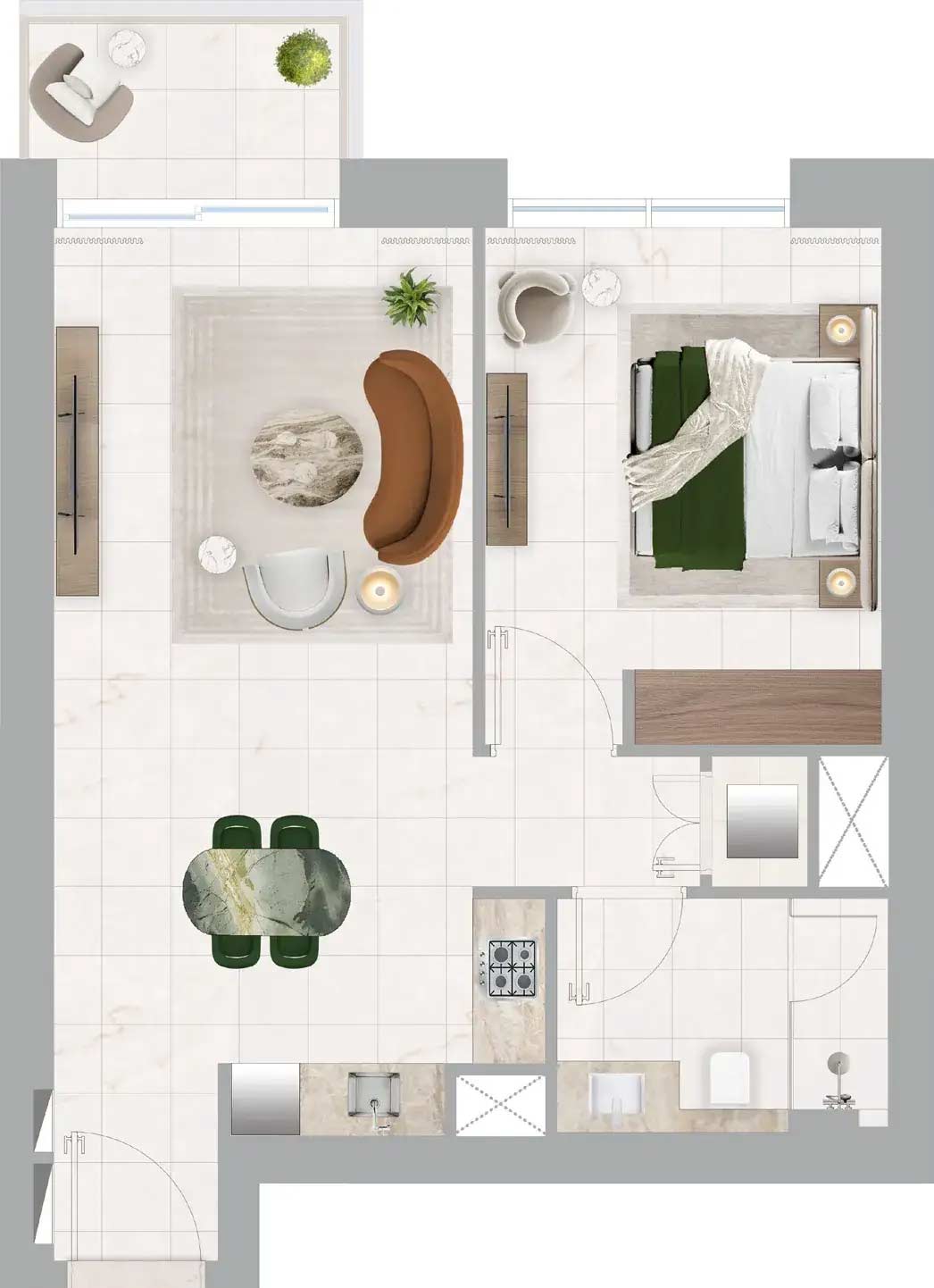 Floor Plans of Emaar Address Residences Dubai Creek Harbour