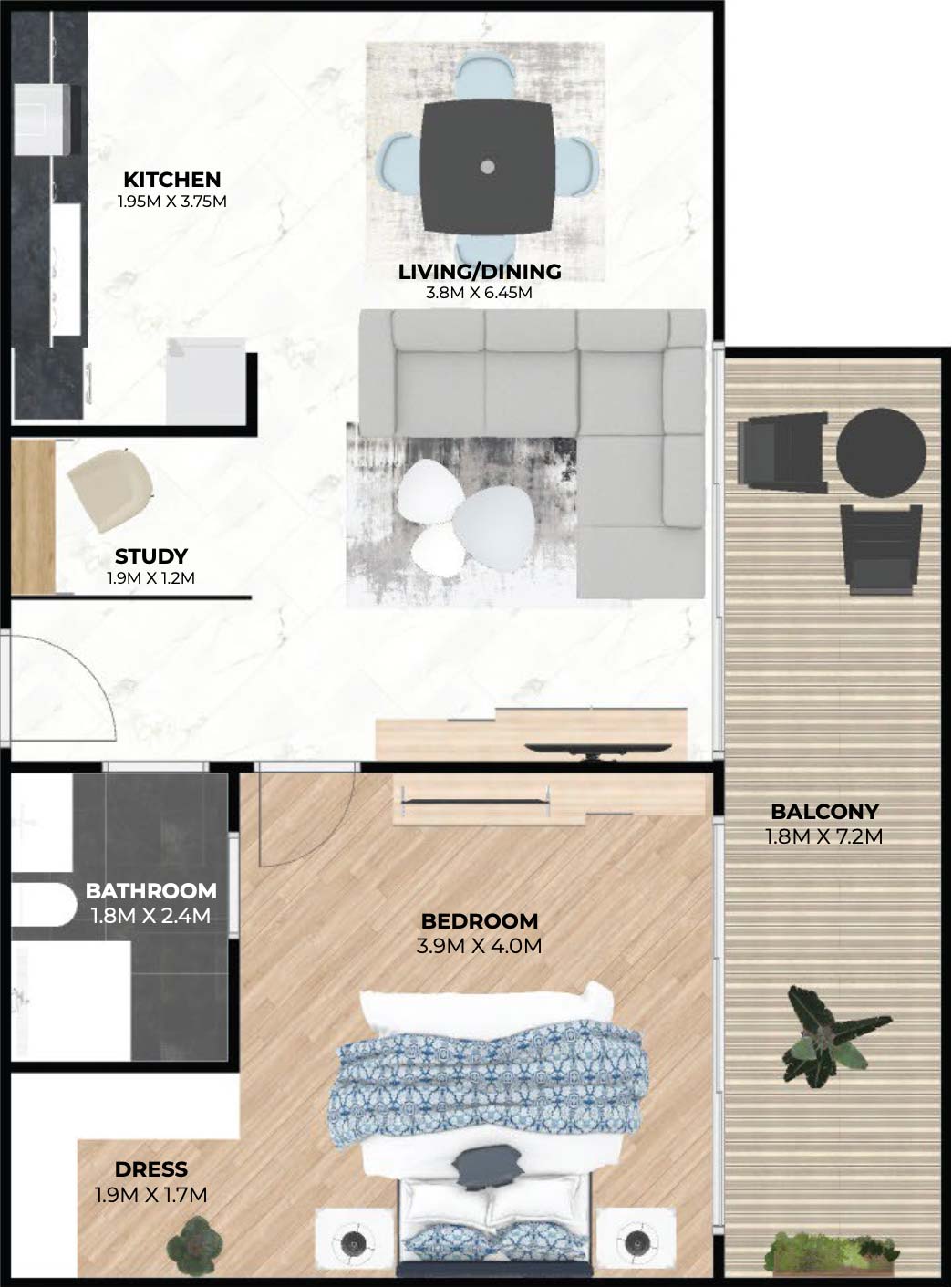 Floor Plans of Hatimi Residences by Treppan Living