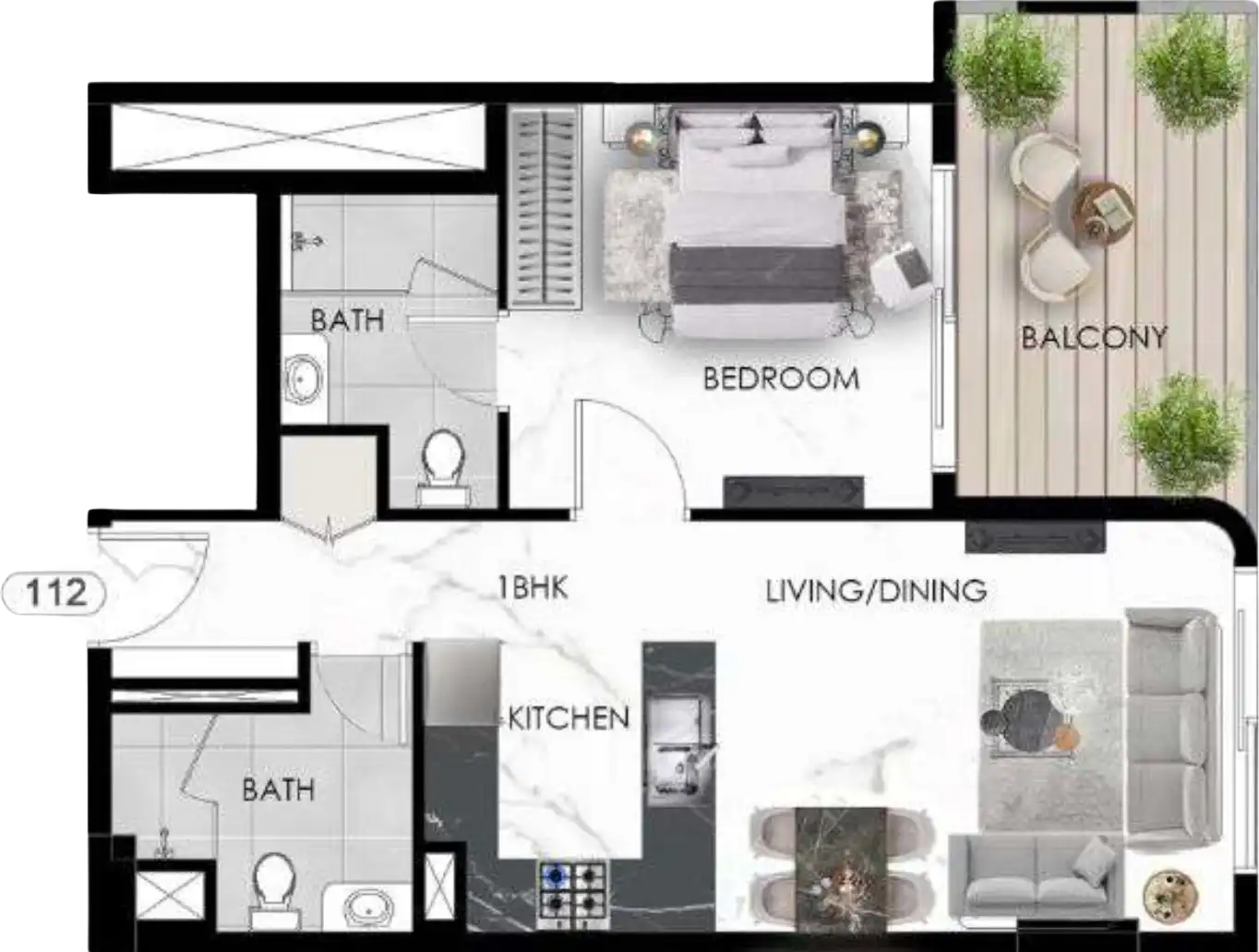 Floor Plans of The Eighty Three