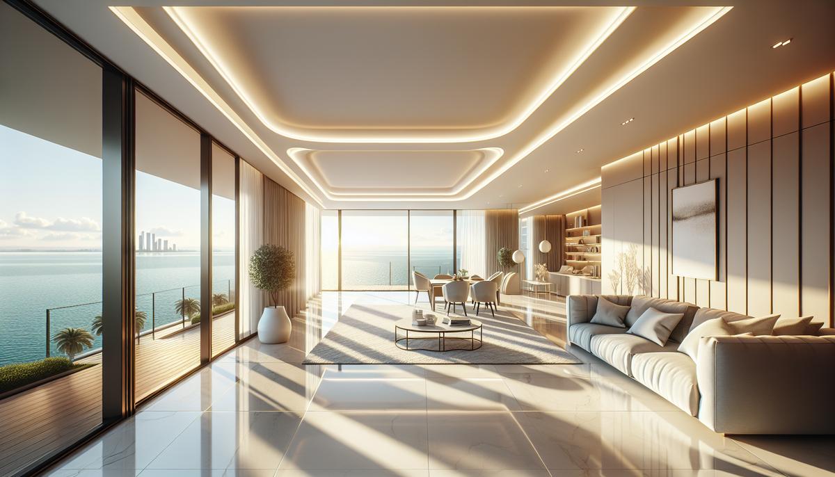 Инвестиции в апартаменты премиум‑класса в Батуми Панорамный вид премиум апартаментов в Батуми с видом на море