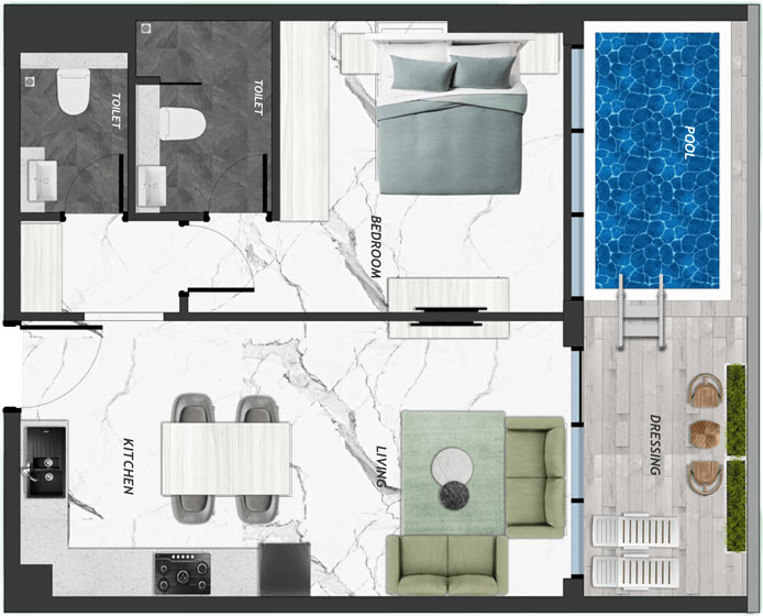 Floor Plans of Samana Avenue