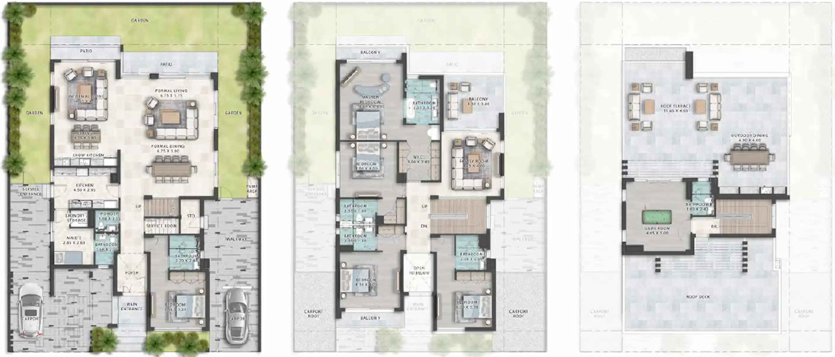 Floor Plans for DAMAC Islands 2 in Dubai