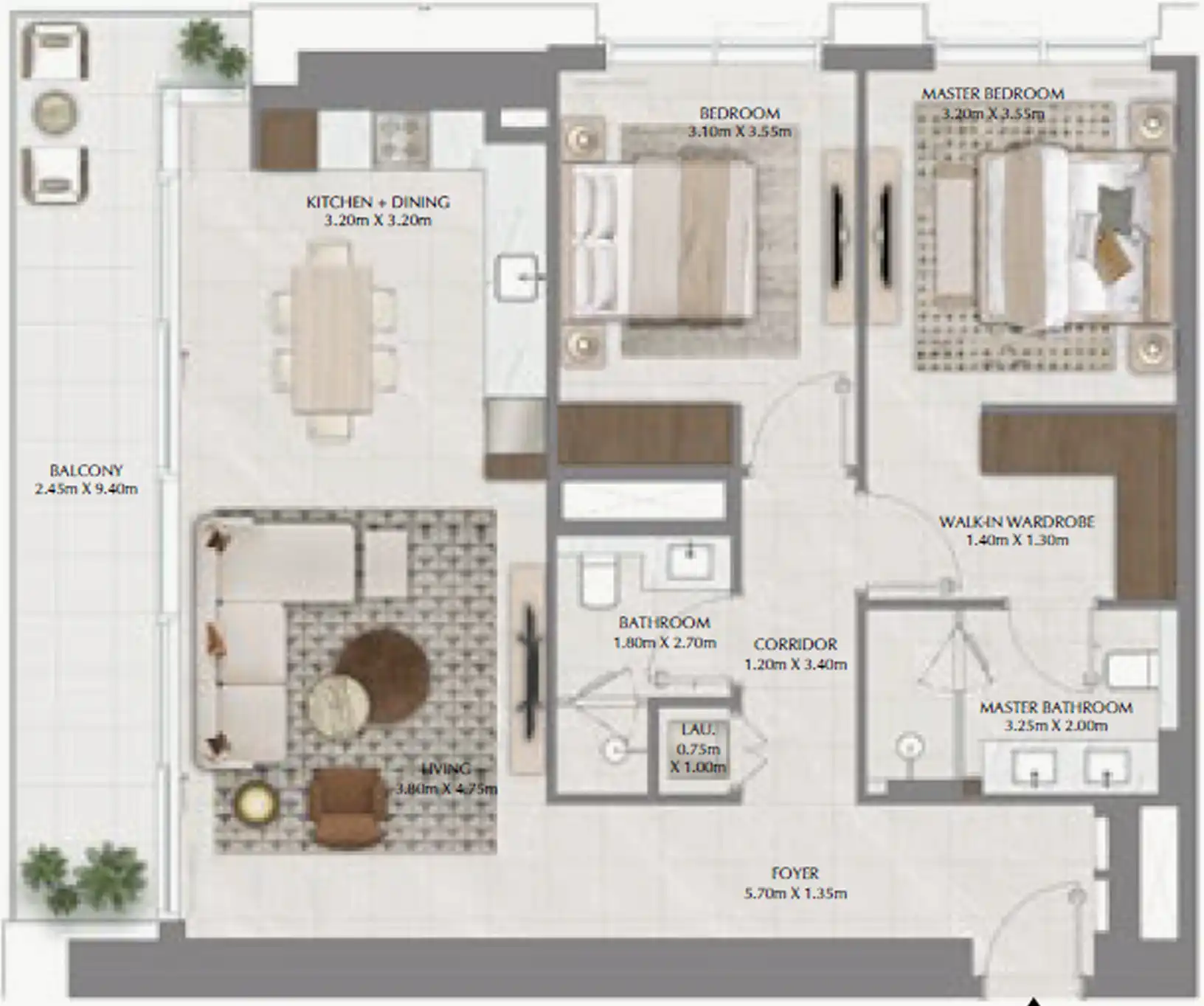 Floor Plans of Emaar Lyvia by Palace