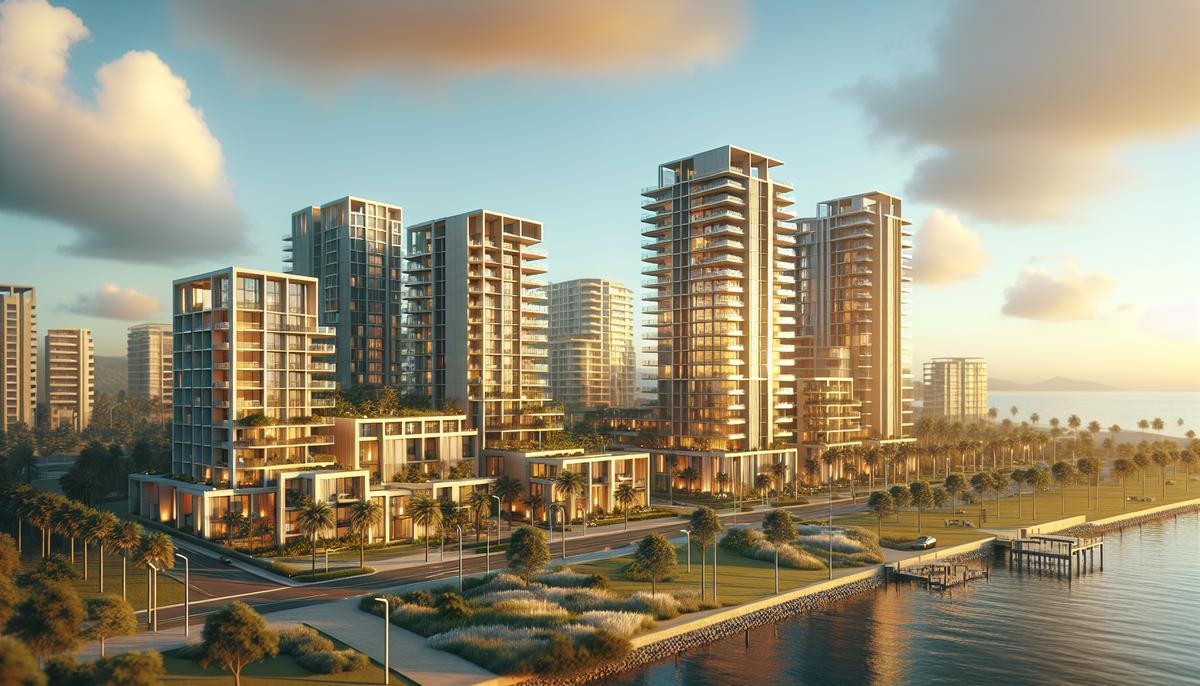 Рынок недвижимости Грузии 2026: ключевые тренды и драйверы Прибрежная современная застройка и городской пейзаж