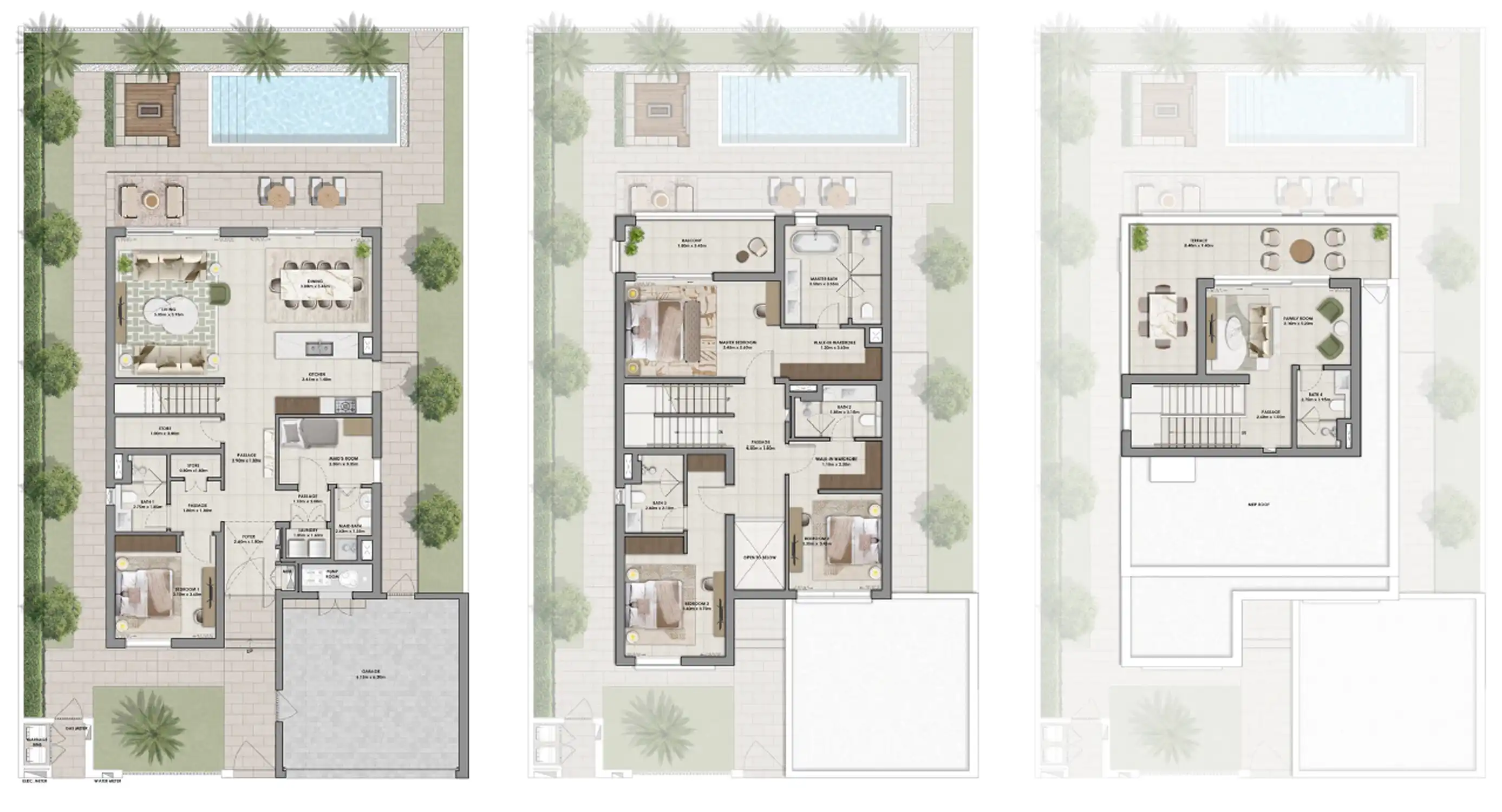 Планировка Emaar Serro