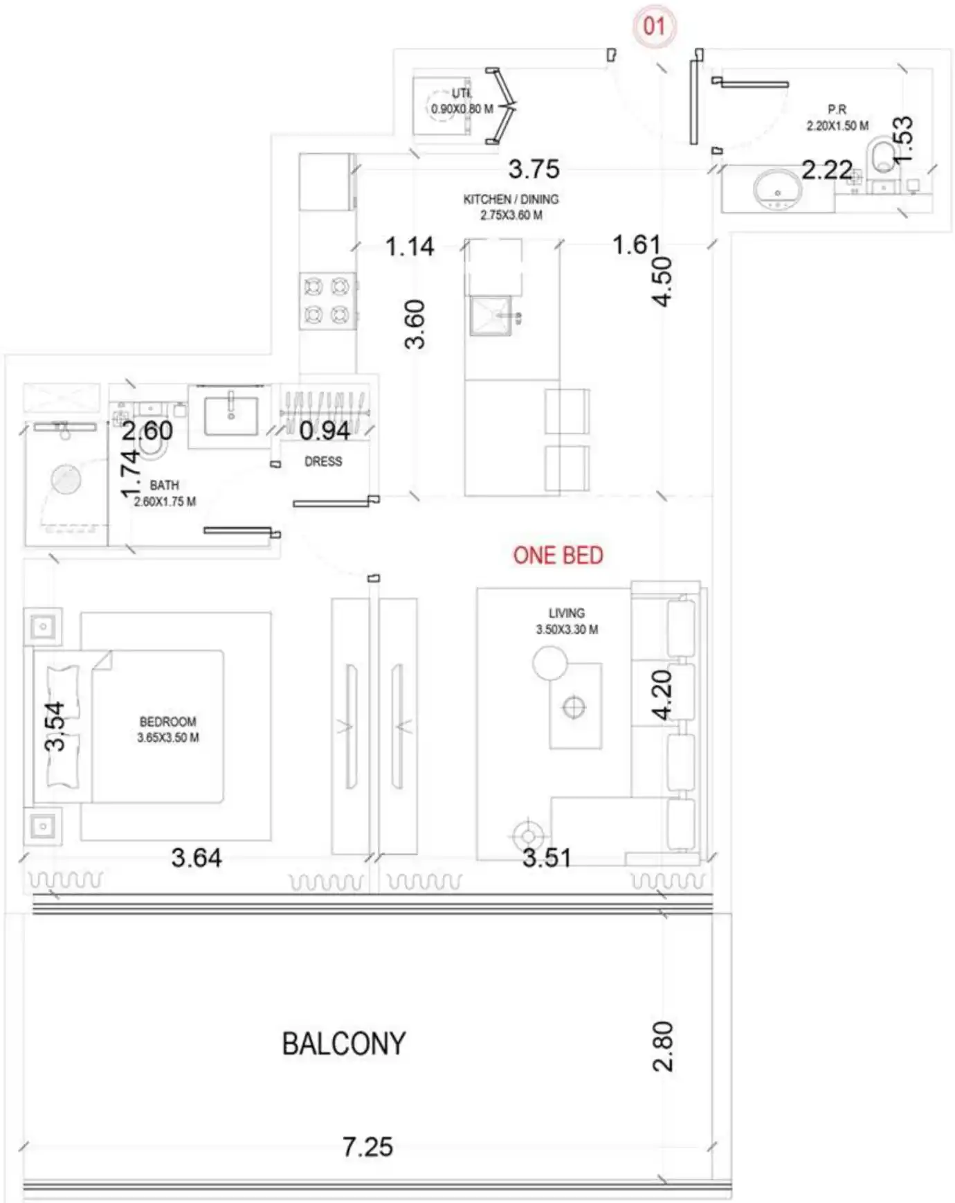 Floor Plans of Vue by Crystal Bay