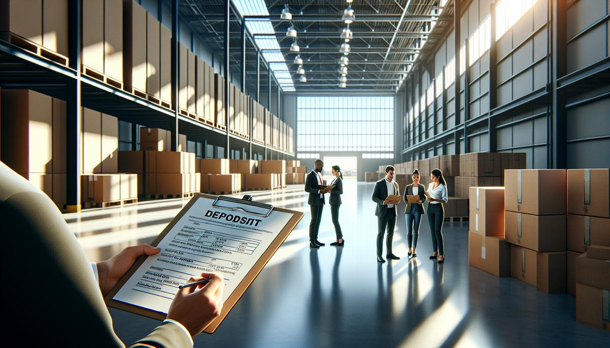 Склад/цех в аренду: как защититься договором и залогом Склад с документами аренды и залогом