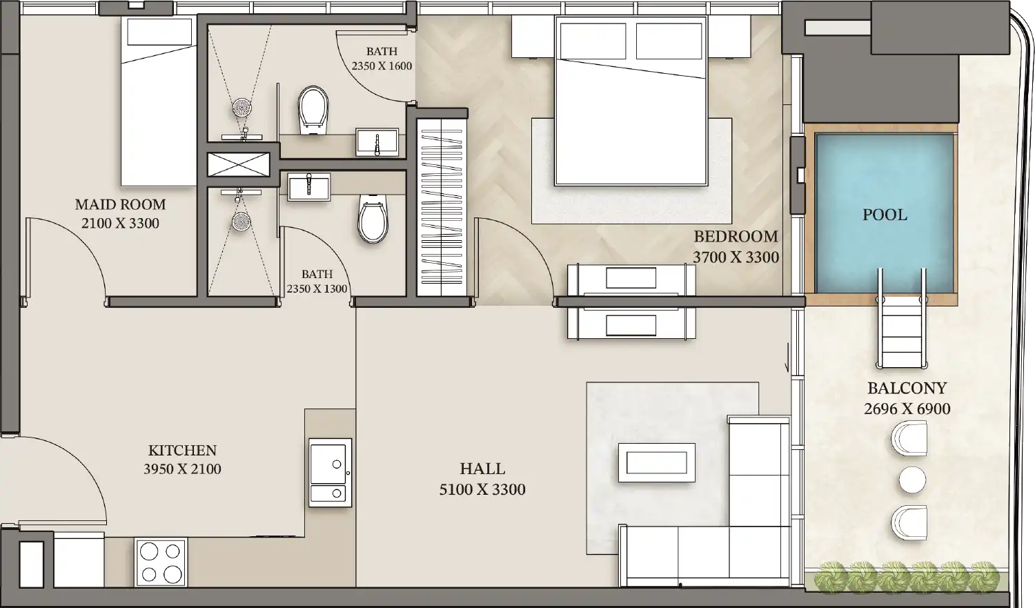 Планировка Empire Gardens