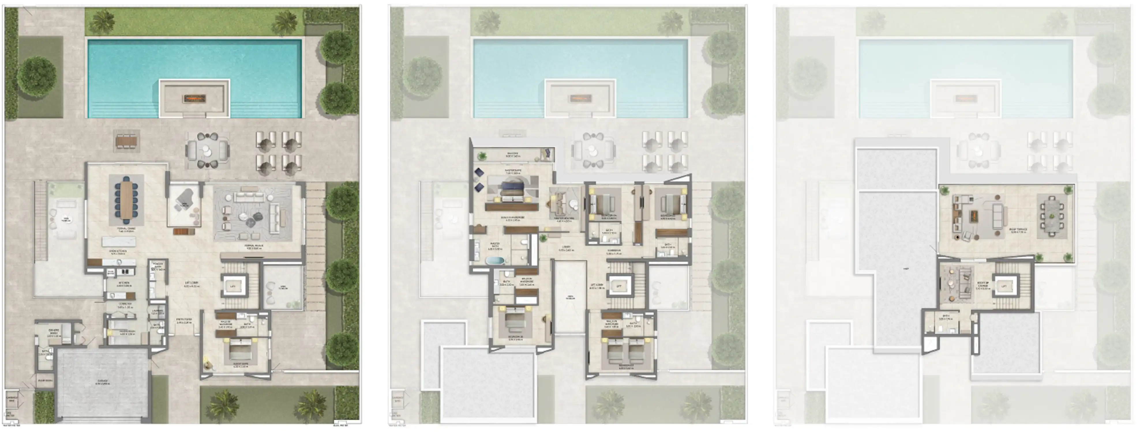 Планировки Emaar Mareva The Oasis