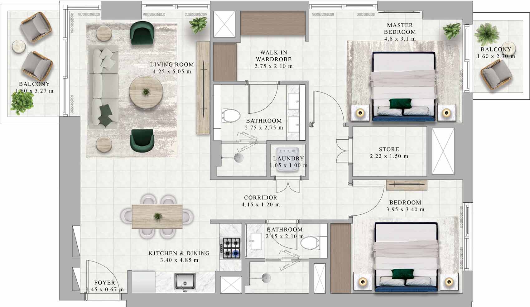 Floor Plans of Emaar Golf Hillside