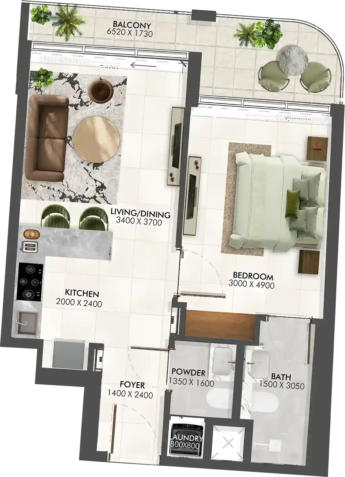 Floor Plans for Enchante by Grid in Dubai
