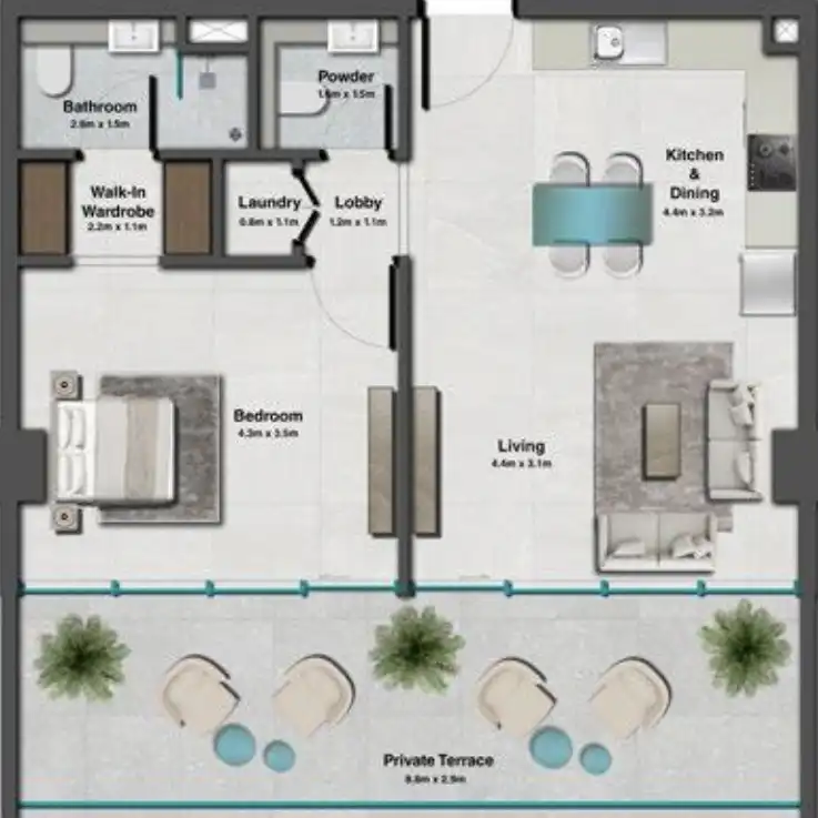 Планировки Sky Hills Residences 3