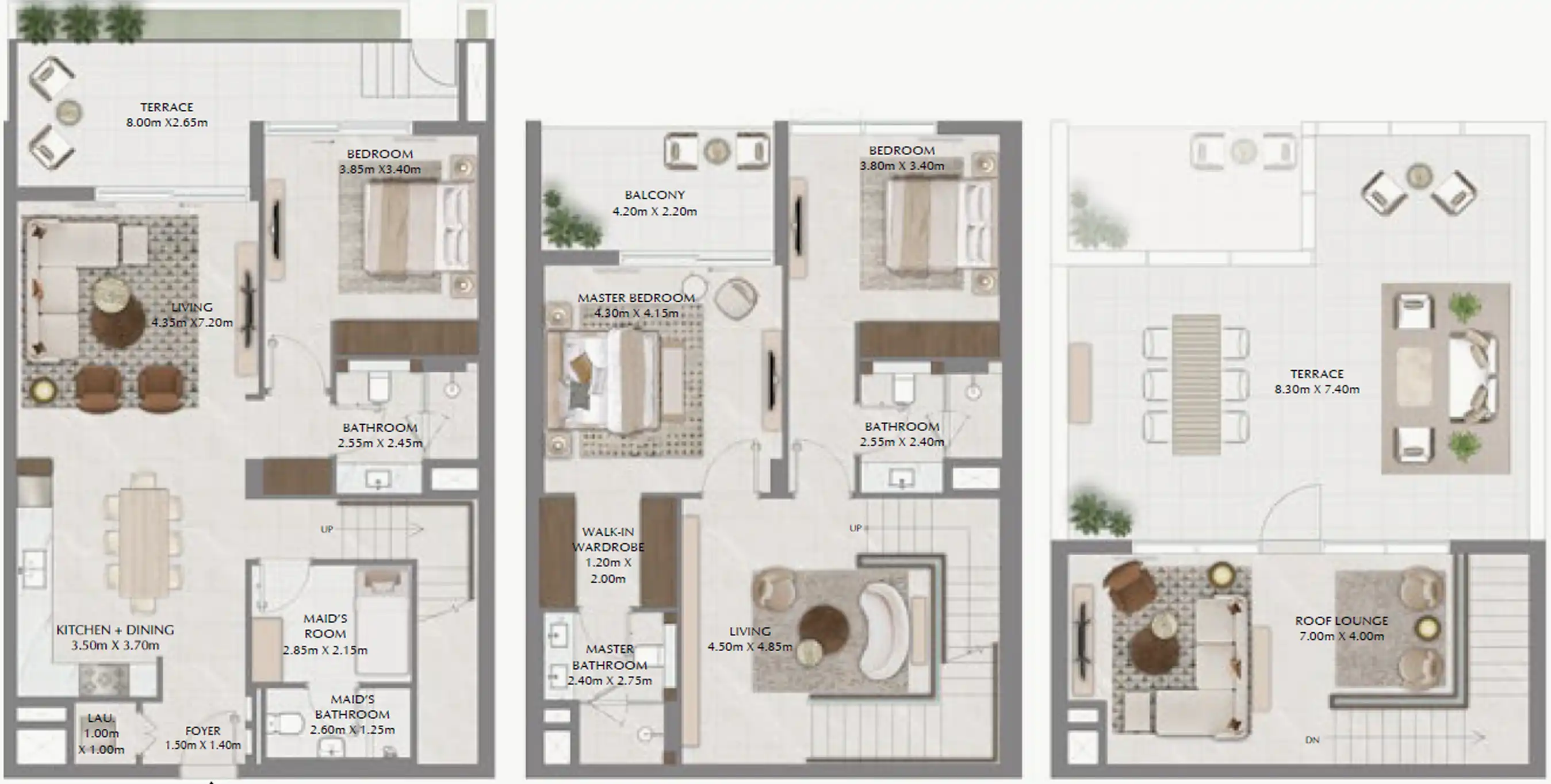 Floor Plans of Emaar Lyvia by Palace