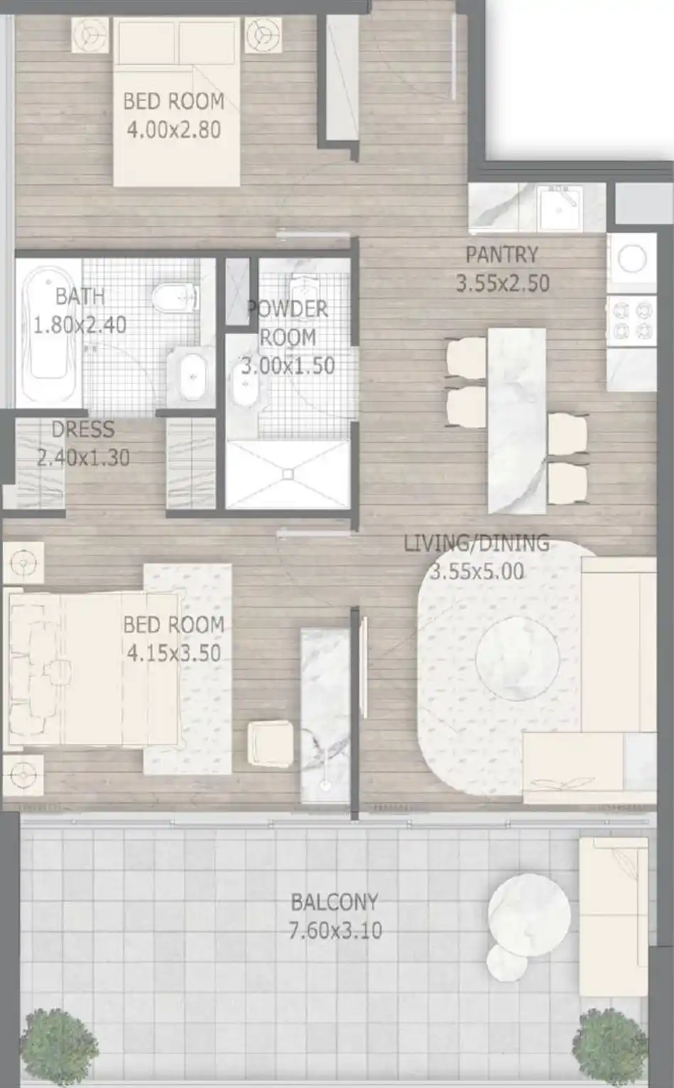 Floor Plans of Stamn One