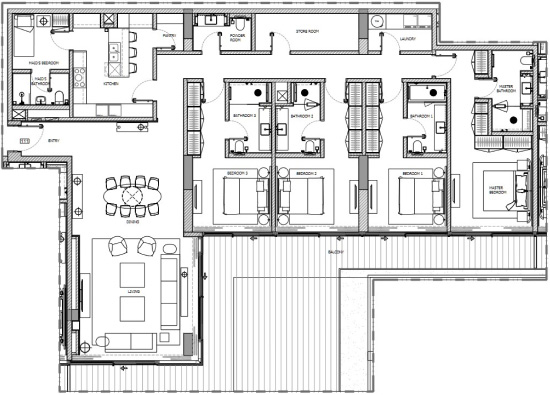 Floor Plans of Eden House The Canal