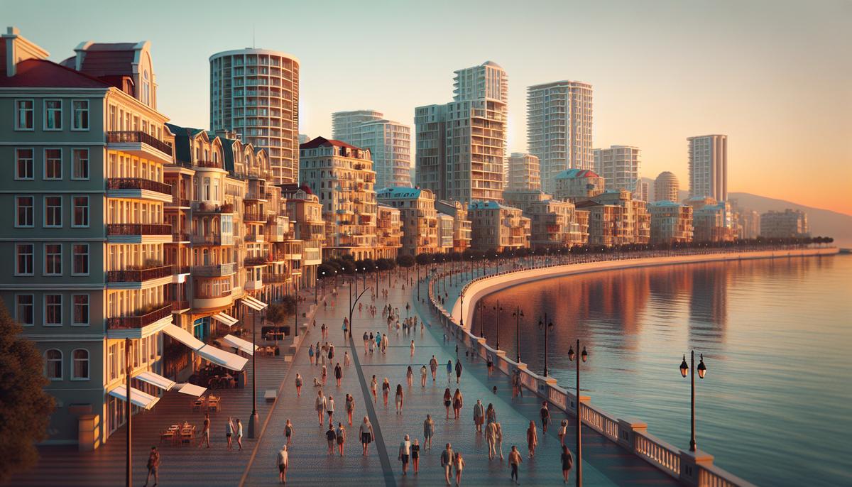 Цены на квартиры в Батуми по районам: динамика и прогноз на 2026 Вид на жилой район Батуми