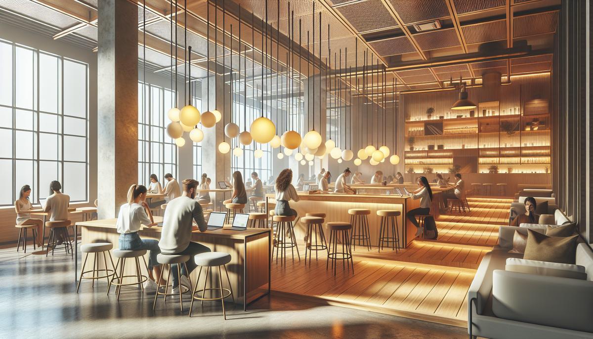 Кафе и коворкинги для работы: подборка форматов и критерии люди в кафе с ноутбуками