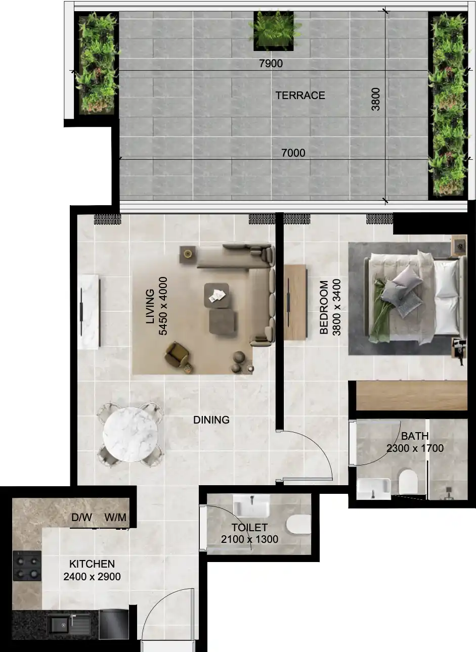 Планировки Evora Residences