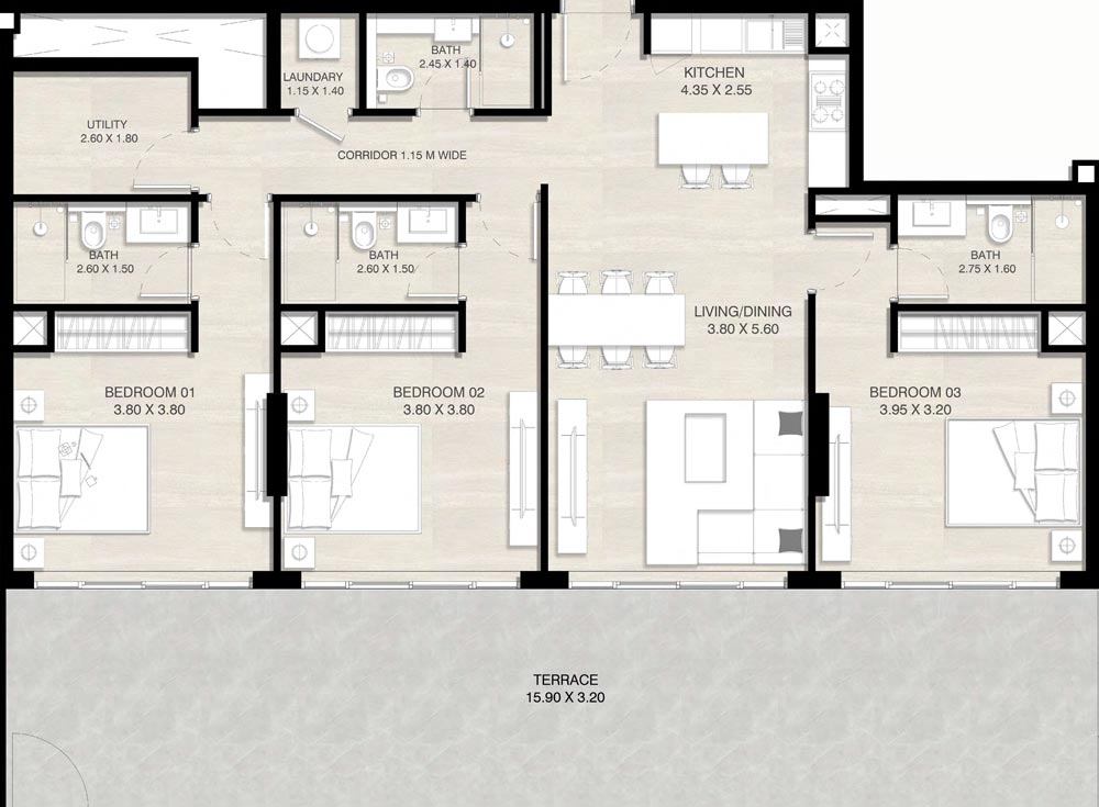 Floor Plans of Prescott Serene Gardens 2