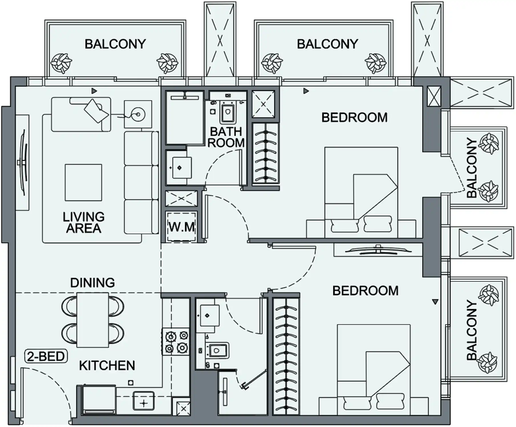 Floor Plans for Binghatti Etherea in Dubai