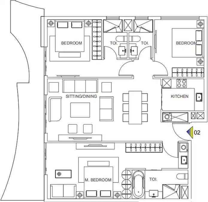 Floor Plans of Stamn Nautis Residences