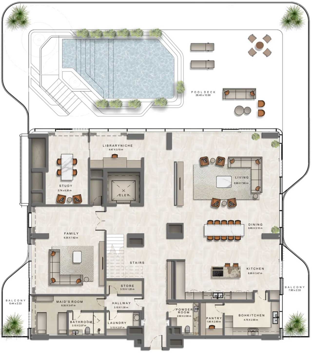 Floor Plans of Aldar The Arthouse