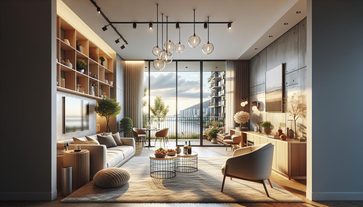 Квартиры с ремонтом в Батуми: стоит ли переплачивать? Интерьер готовой квартиры в Батуми, светлая гостиная