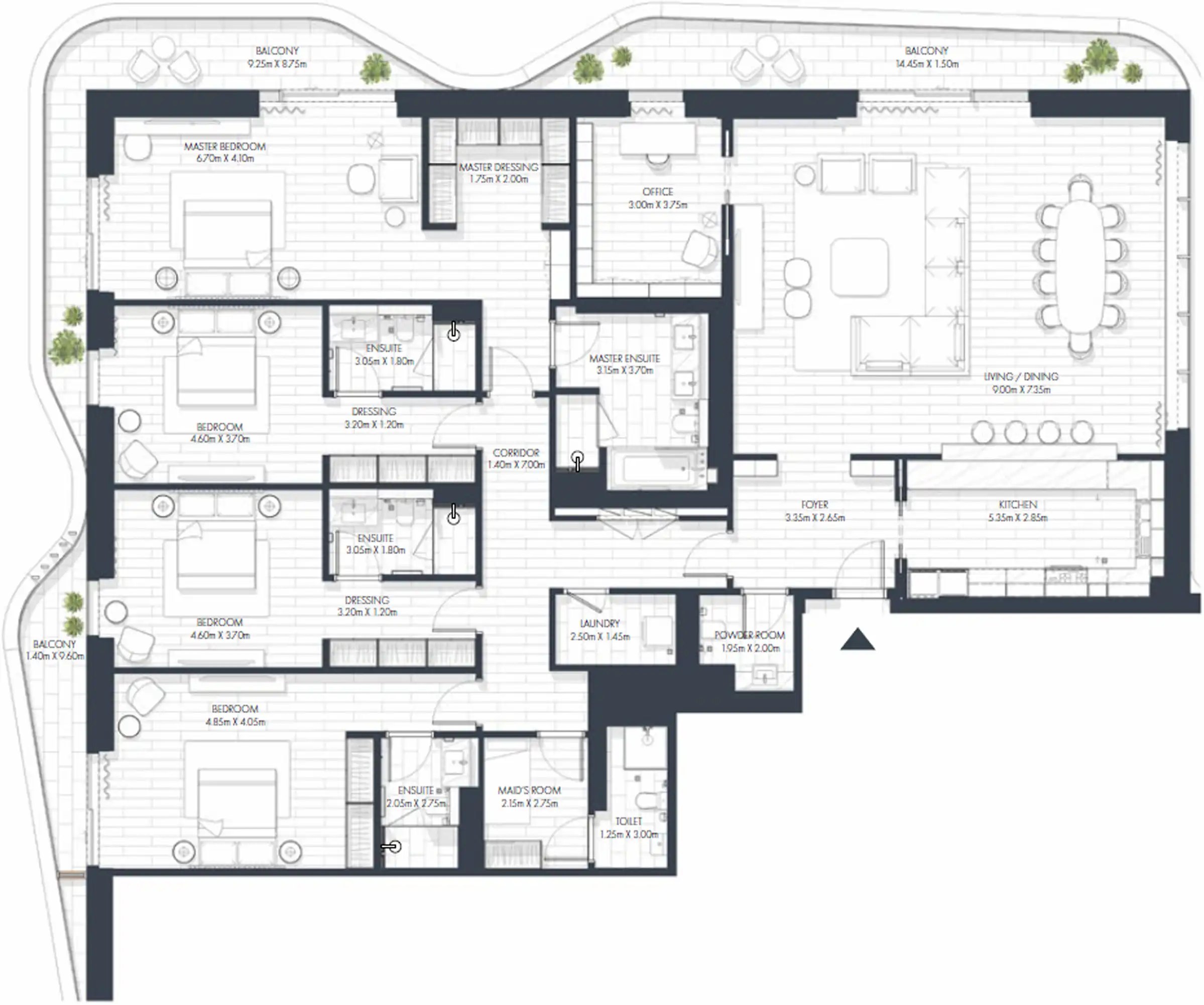 Floor Plans of Sunstone by IMKAN