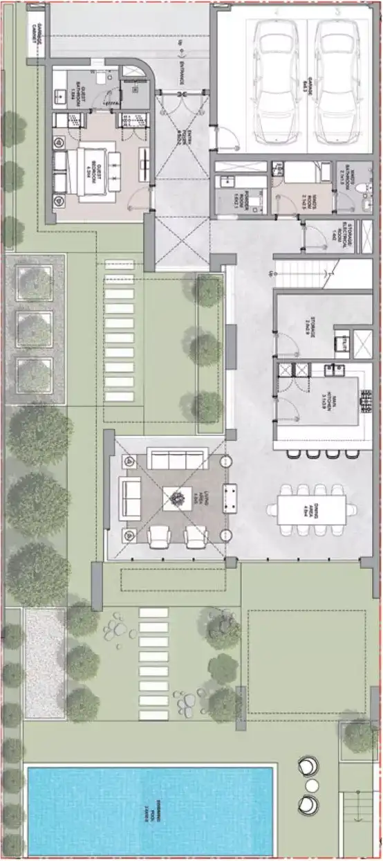 Floor Plans for Sobha Siniya Island Villas in Umm Al Quwain