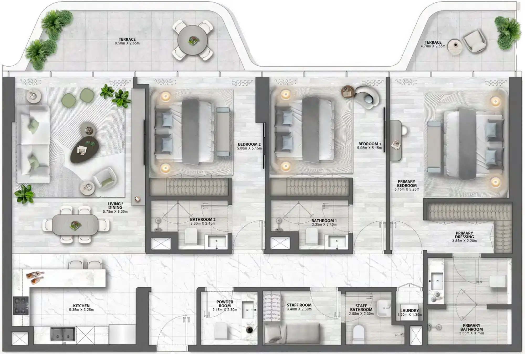 Floor Plans of Passo by BEYOND