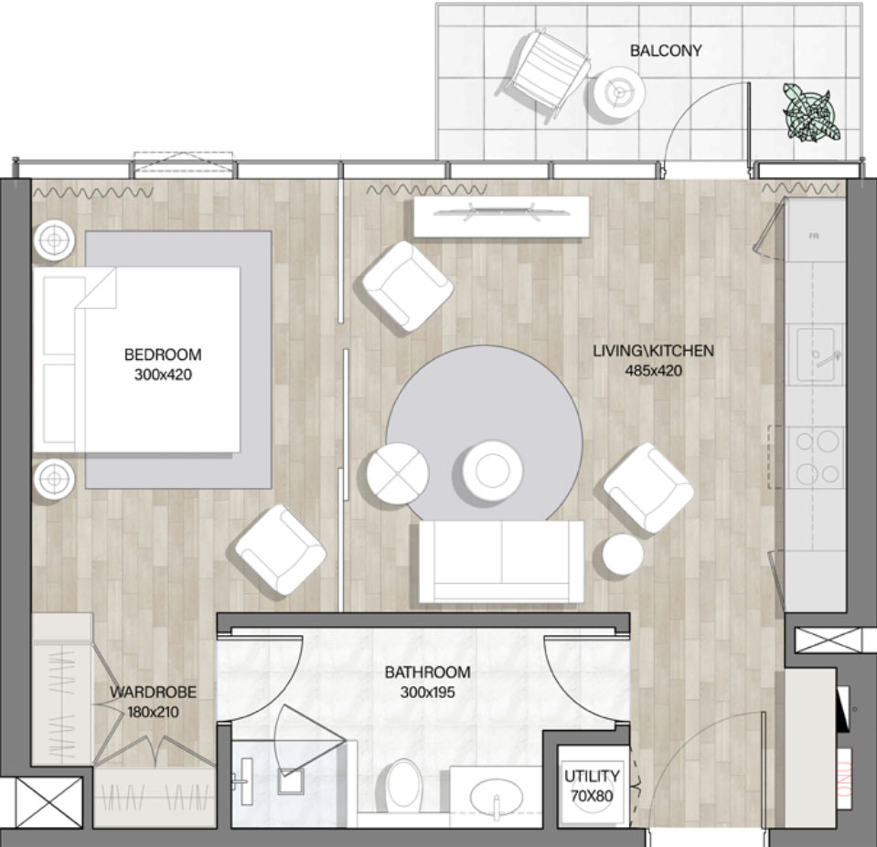 Floor Plans of RAK Properties Edge