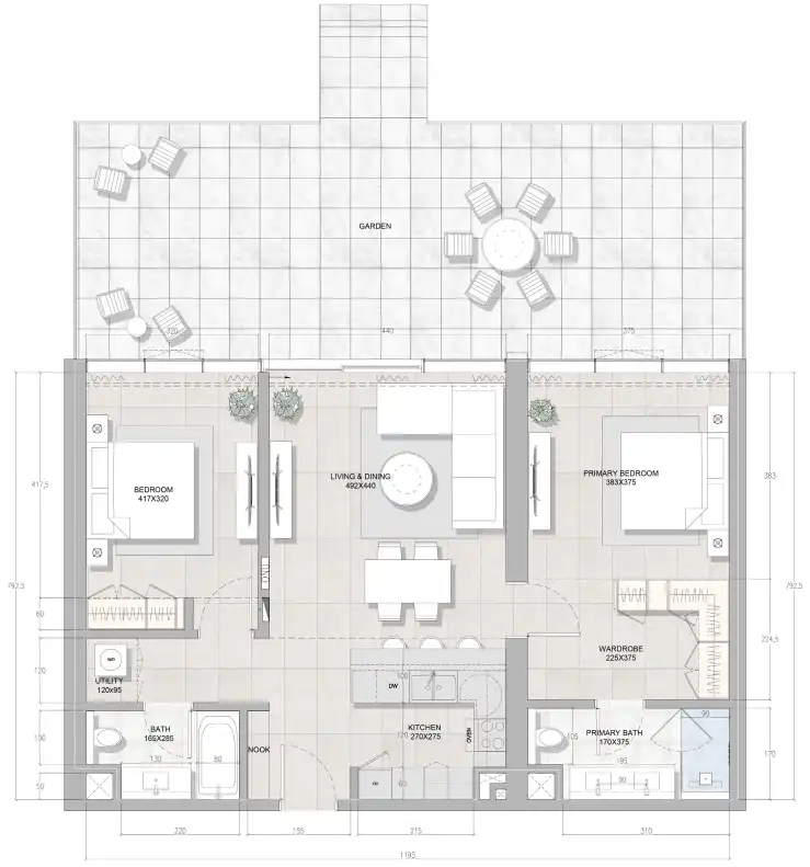 Планировки RAK Properties Solera Downtown Mina