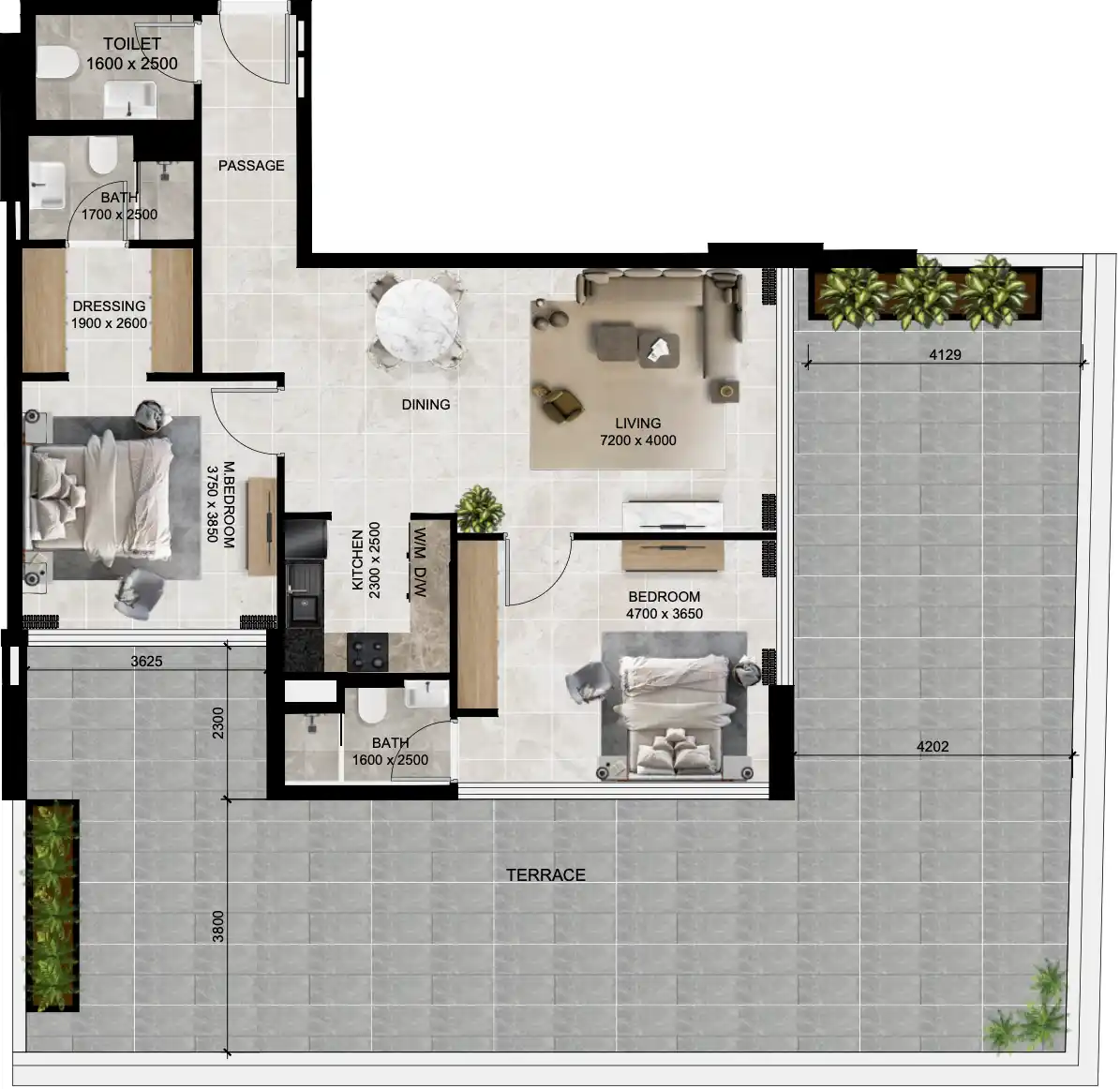 Floor Plans for Evora Residences in Dubai