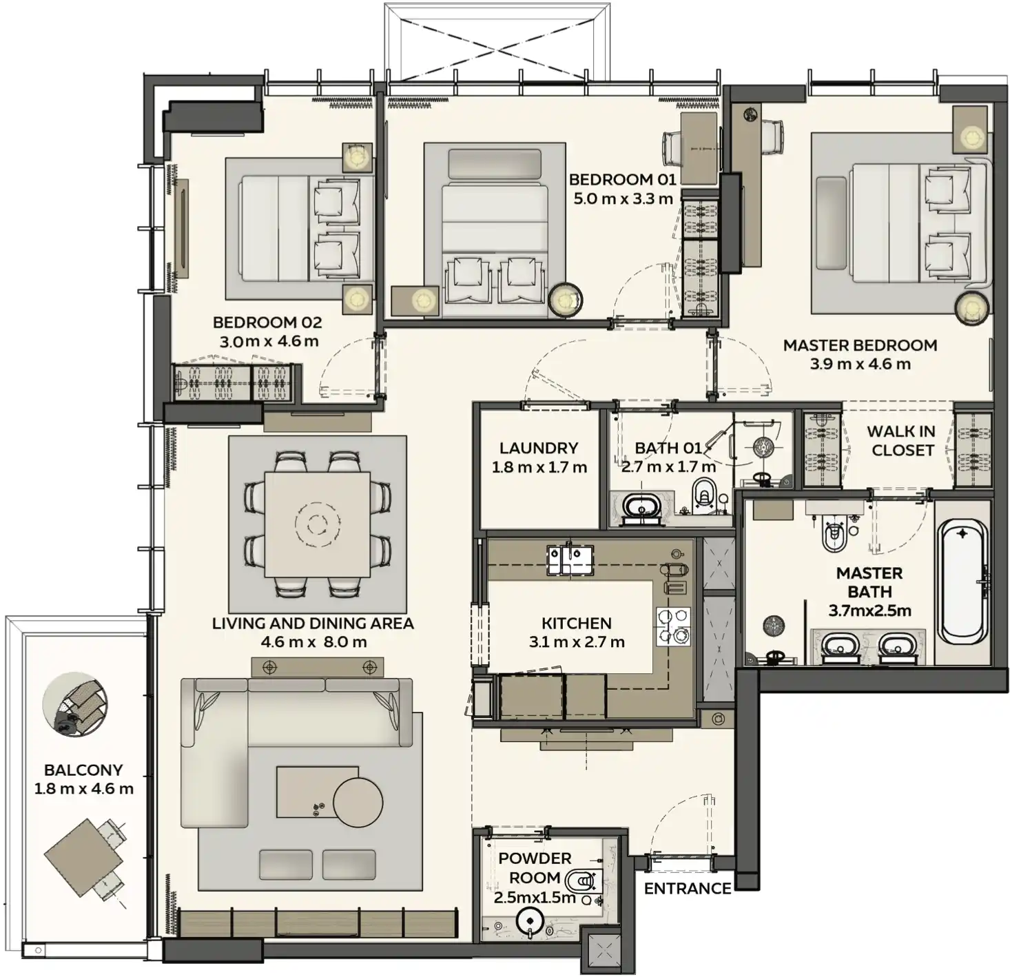 Планировки Sidr Residences at Expo City Dubai