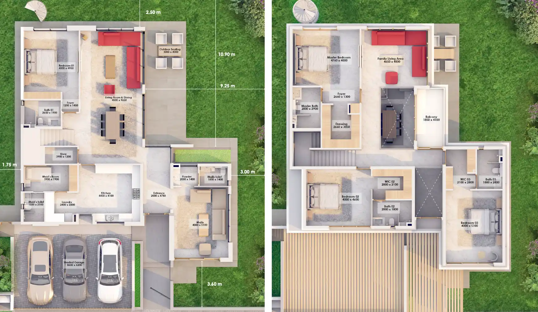 Floor Plans of Sharjah Garden City