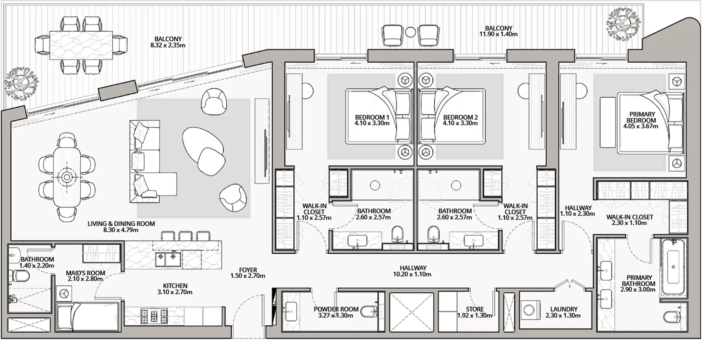 Floor Plans for Meraas Nourelle at Madinat Jumeirah Living in Dubai