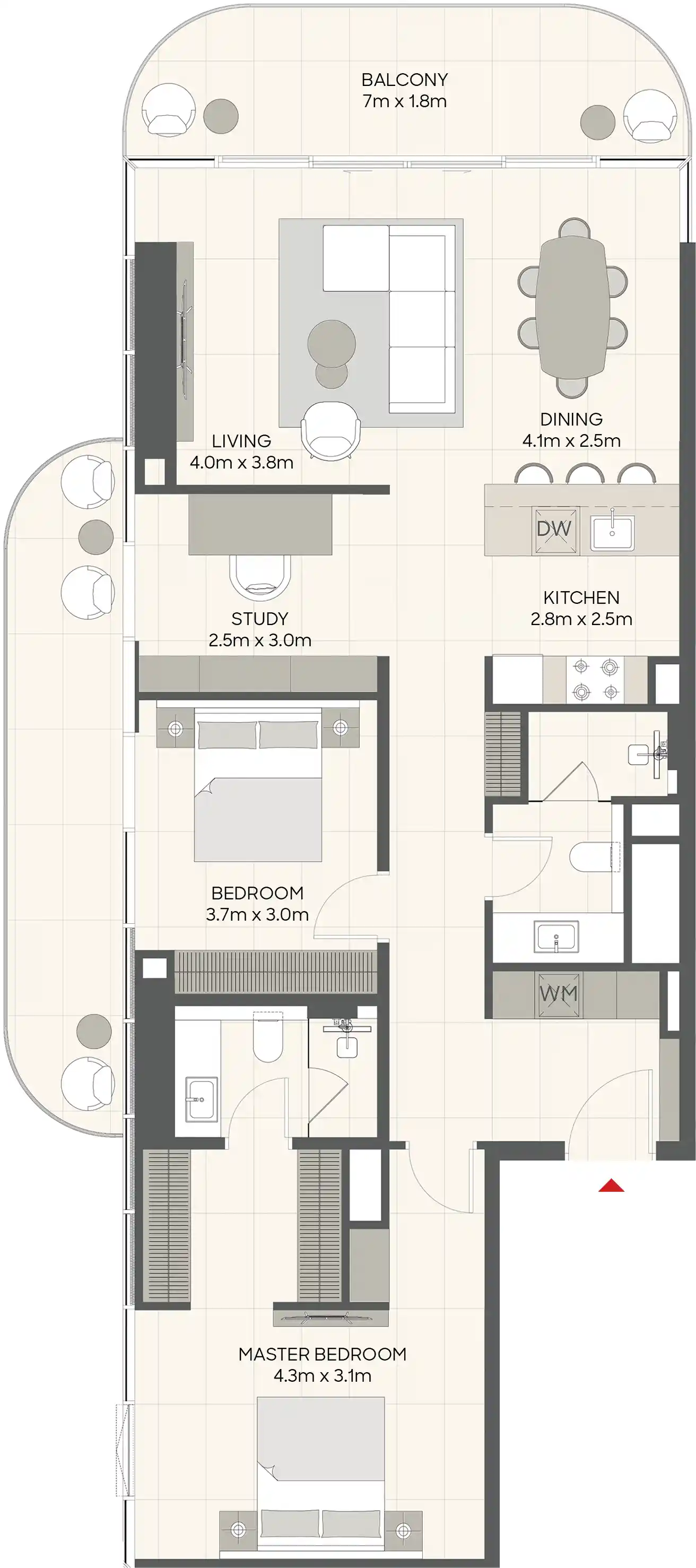 Floor Plans of LIV Maritime