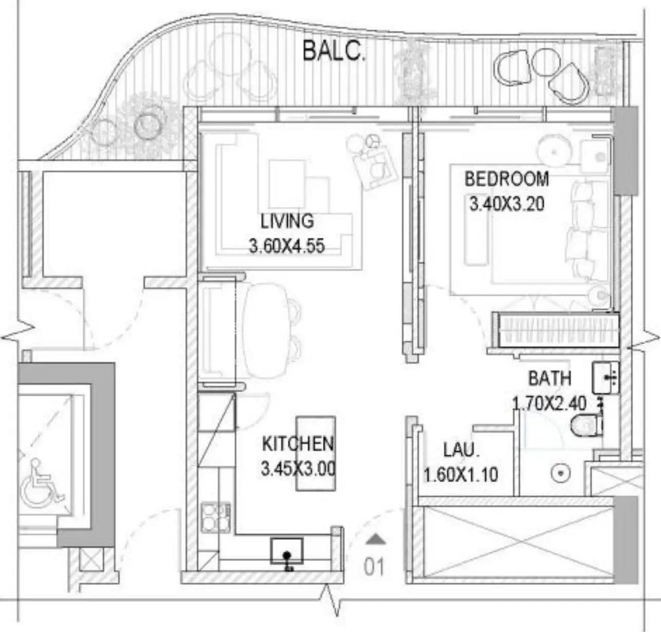 Floor Plans for The Pier Residence at Dubai Maritime City in Dubai