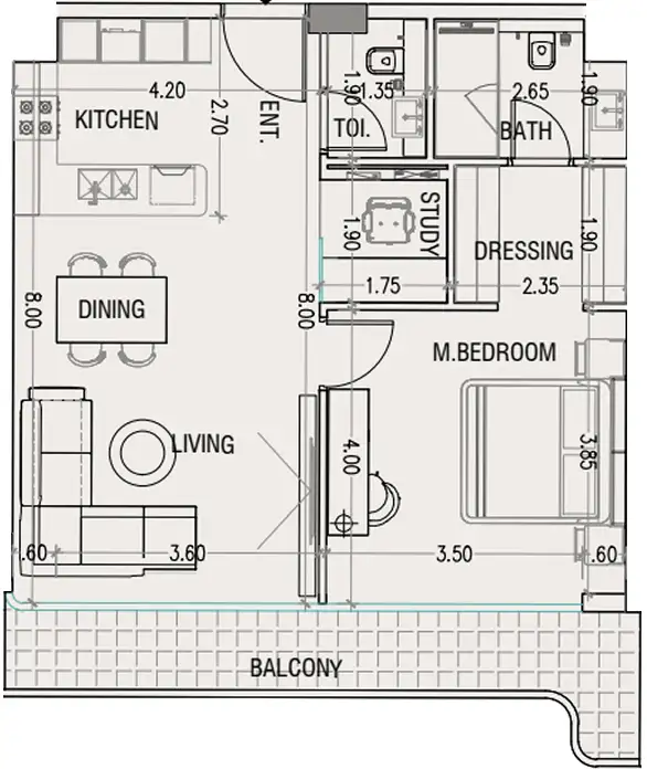 Floor Plans of Nuvana by Wadan