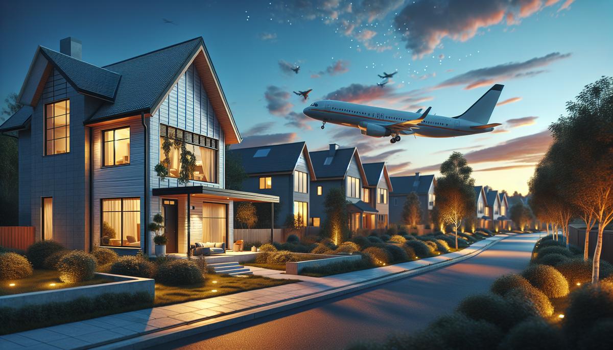 Шум самолётов: как выбрать дом у аэропорта, чтобы было комфортно дом у аэропорта с пролётом самолёта