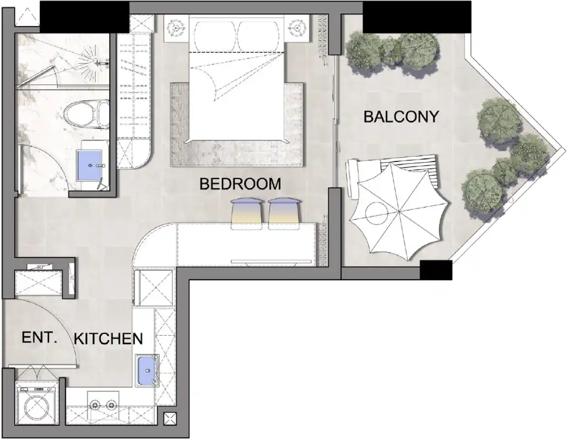 Floor Plans for Listone Residence in Dubai