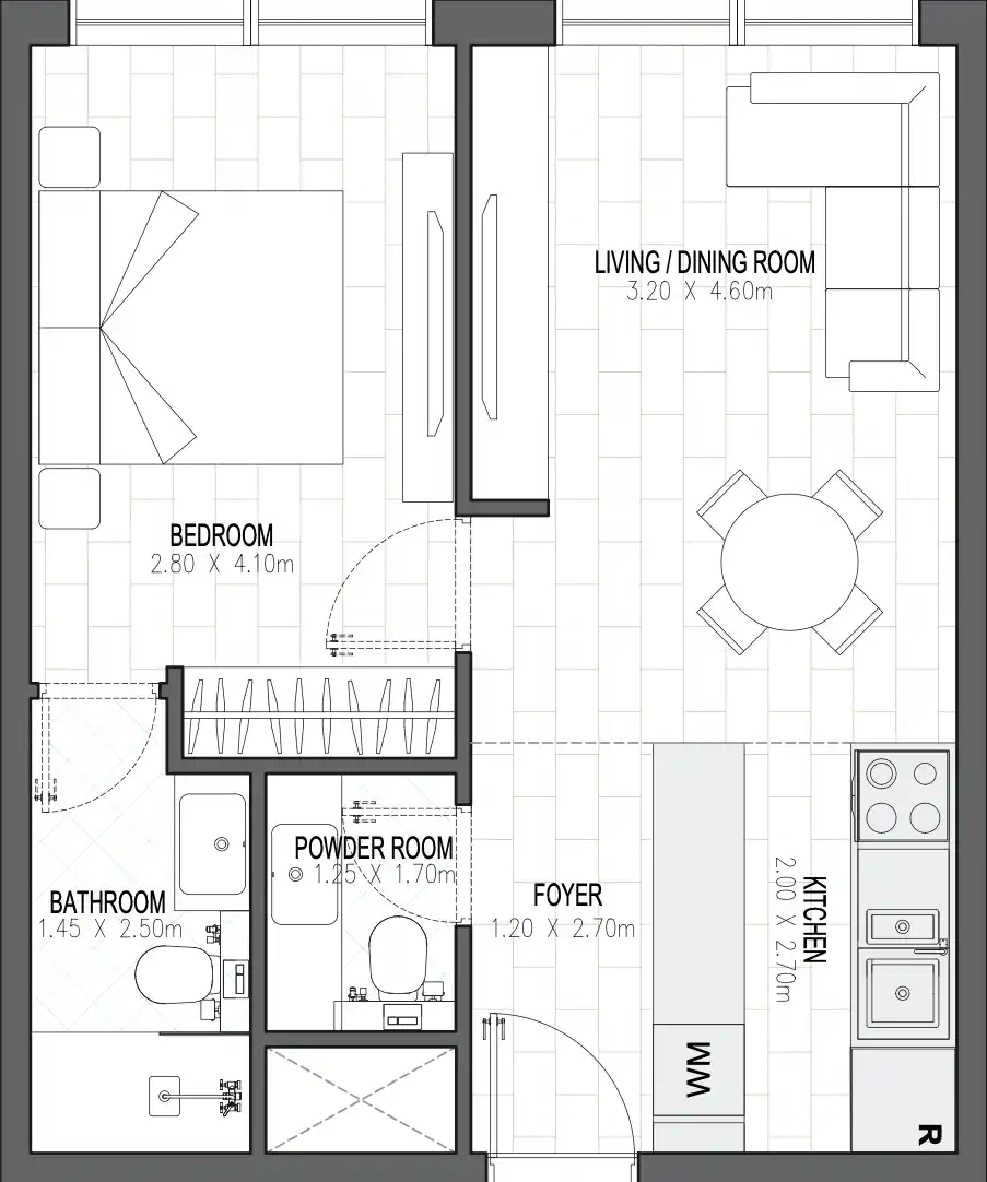 Floor Plans of Olfah by Alef Group