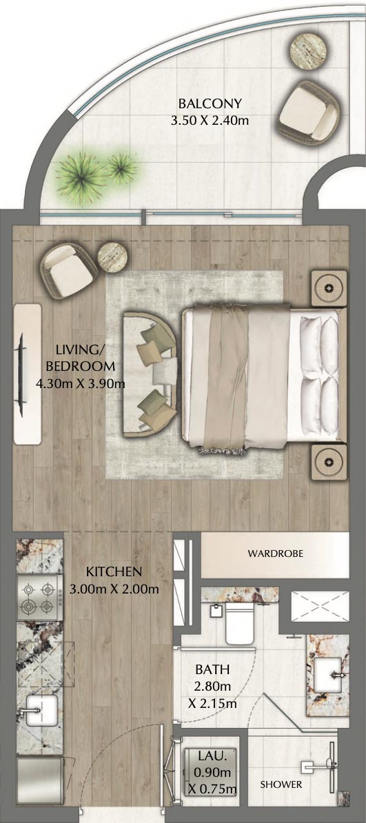 Floor Plans of One Residence Downtown Dubai