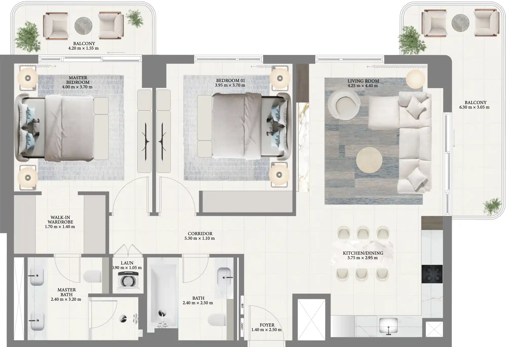 Floor Plans of Emaar Porto View