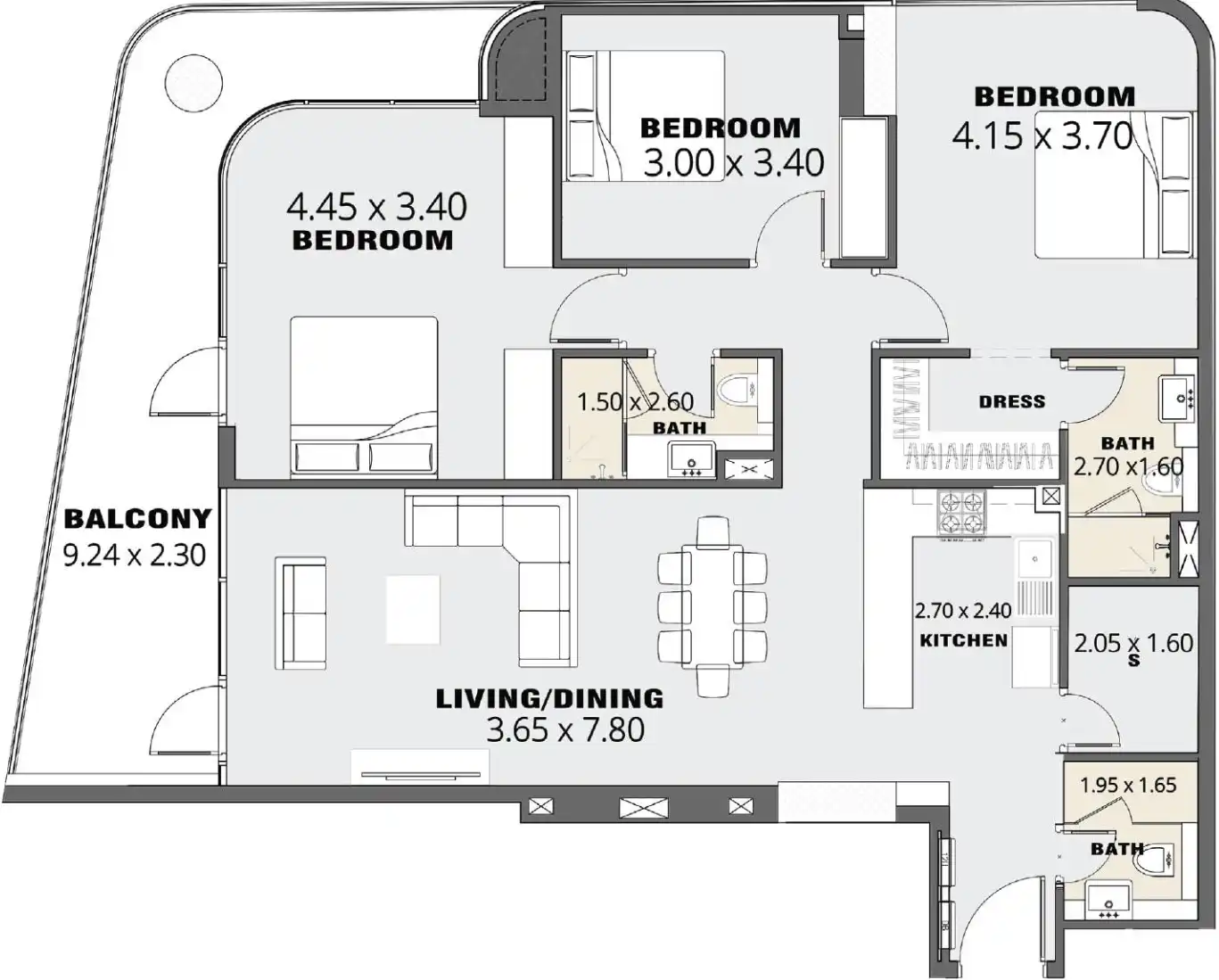 Floor Plans of Volna by Kasco