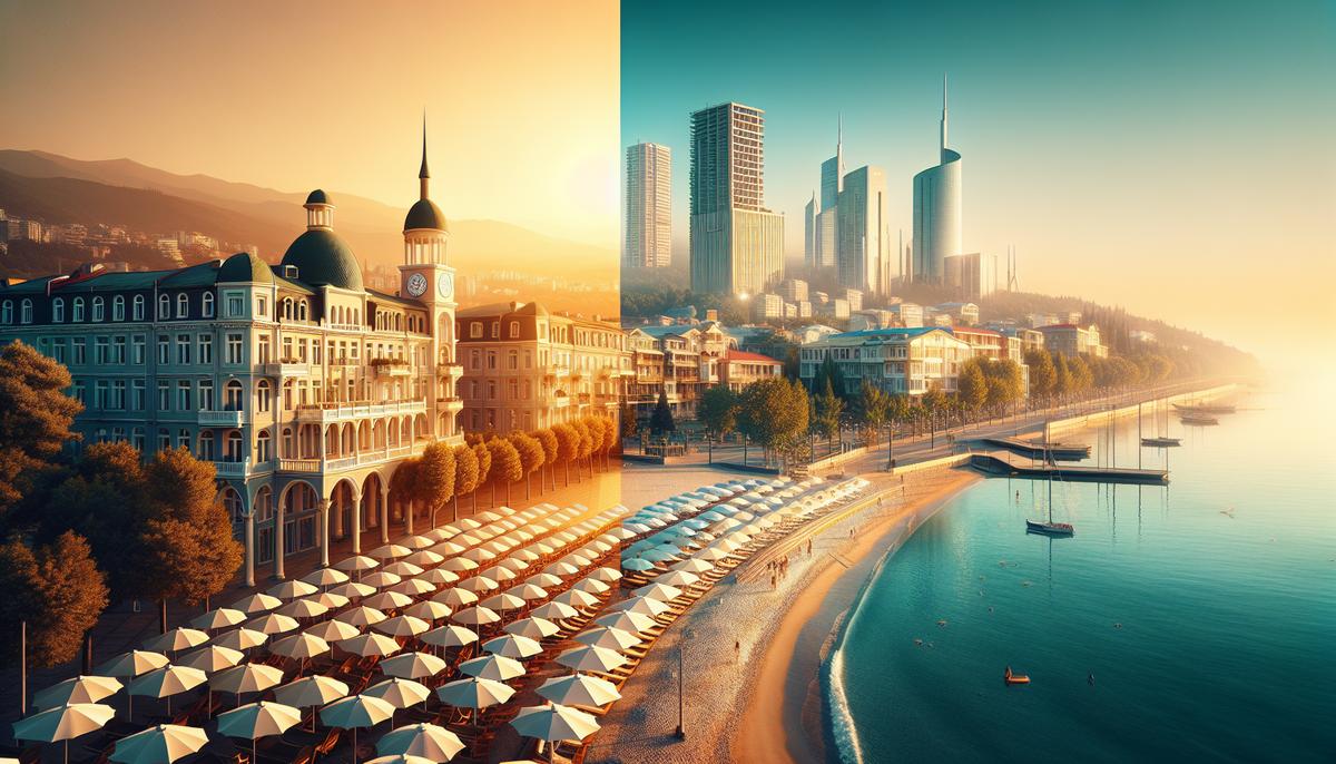 Где выше спрос на аренду: Батуми или Тбилиси — сравнение сезонов Вид Батуми и центр Тбилиси