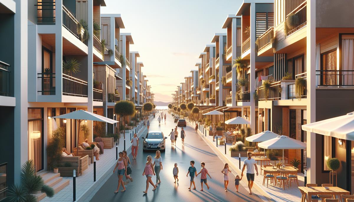 Кобулети как рынок инвестиций: когда он выигрывает у Батуми Панорама прибрежного района Кобулети